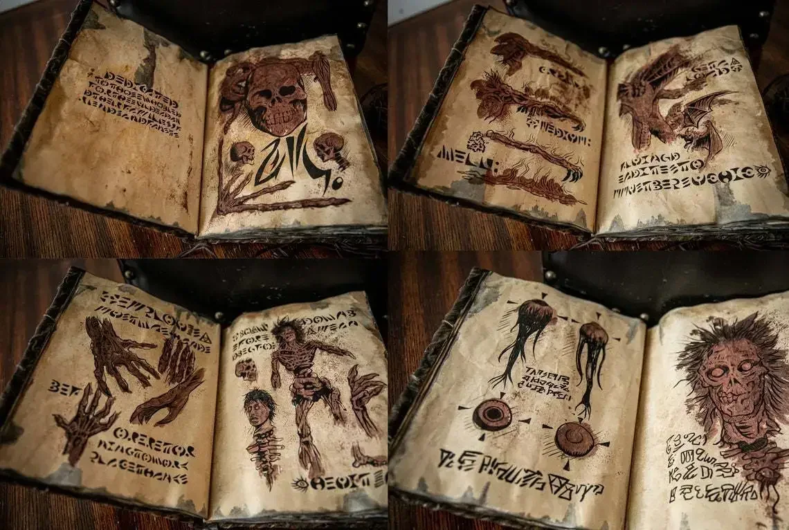 Vintage Collectible Books - Necronomicon Vintage - Buku Penyihir Sihir