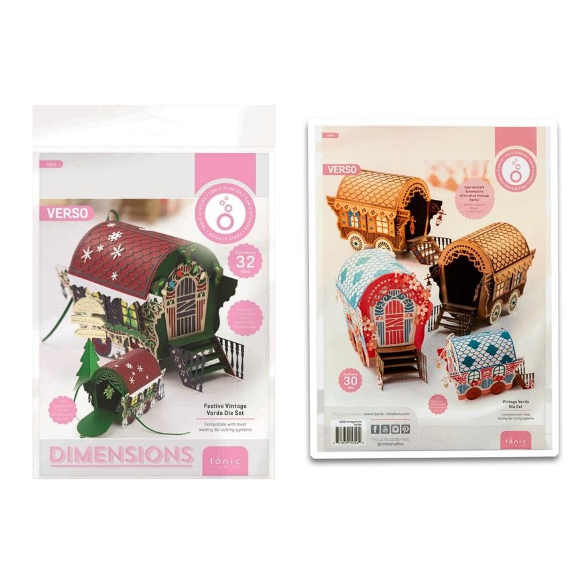Vintage Things Collection - Vardo Vintage kotak karavan logam pemotong