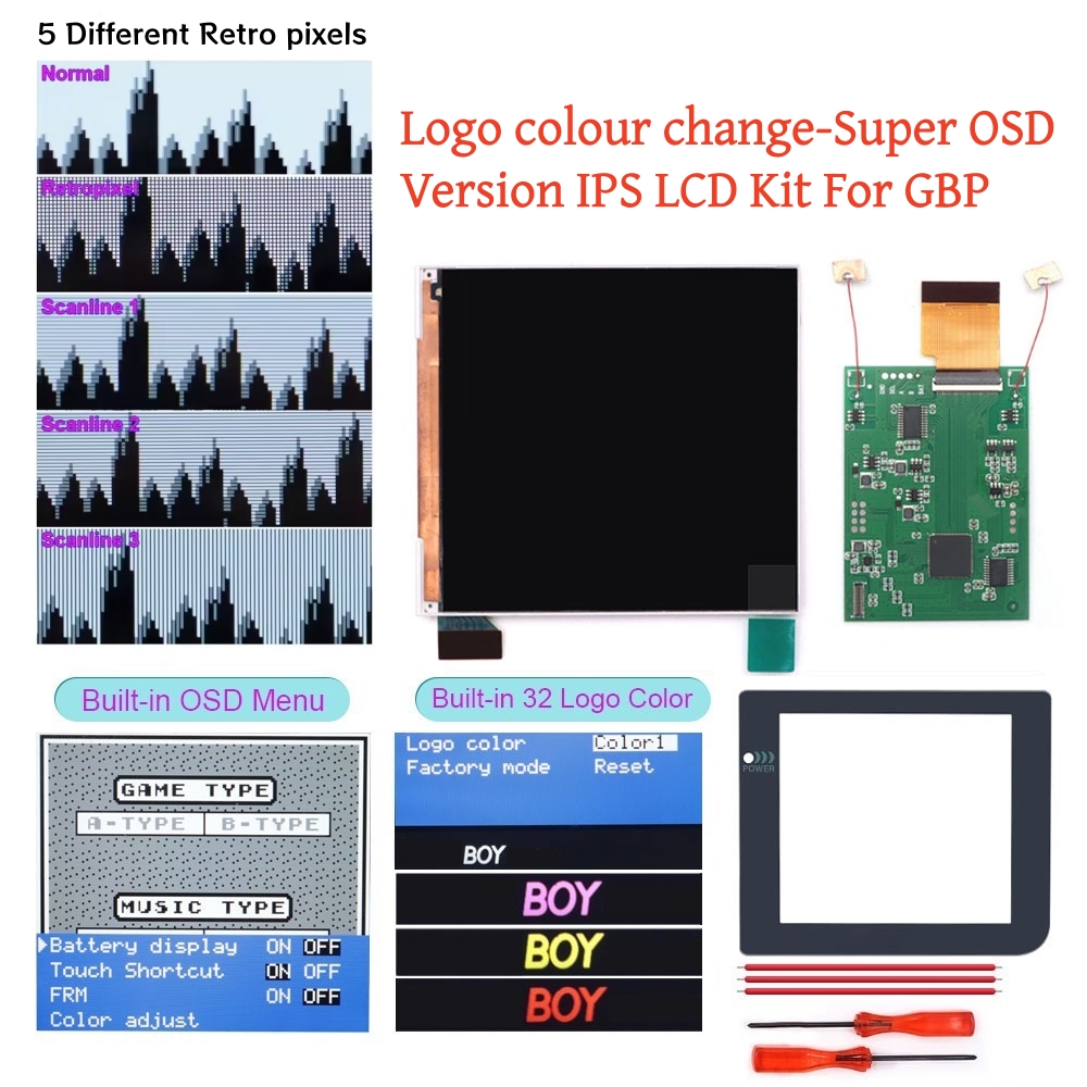 Vintage Game Collection - Kit Layar LCD Q5 IPS 8
