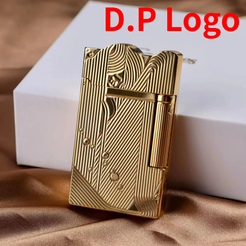 Vintage Collectible Lighters - Pemantik api Gas pola putri duyung,