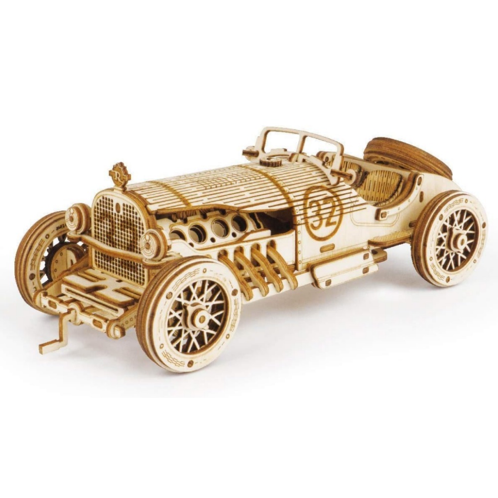 Vintage Collectible Cars - Robotime Mobil Klasik Puzzle Kayu 3D