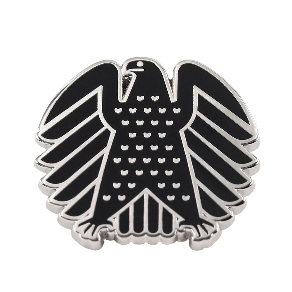 Collectible Vintage Brooches - Bros Black Hawk Federal Jerman Simbol