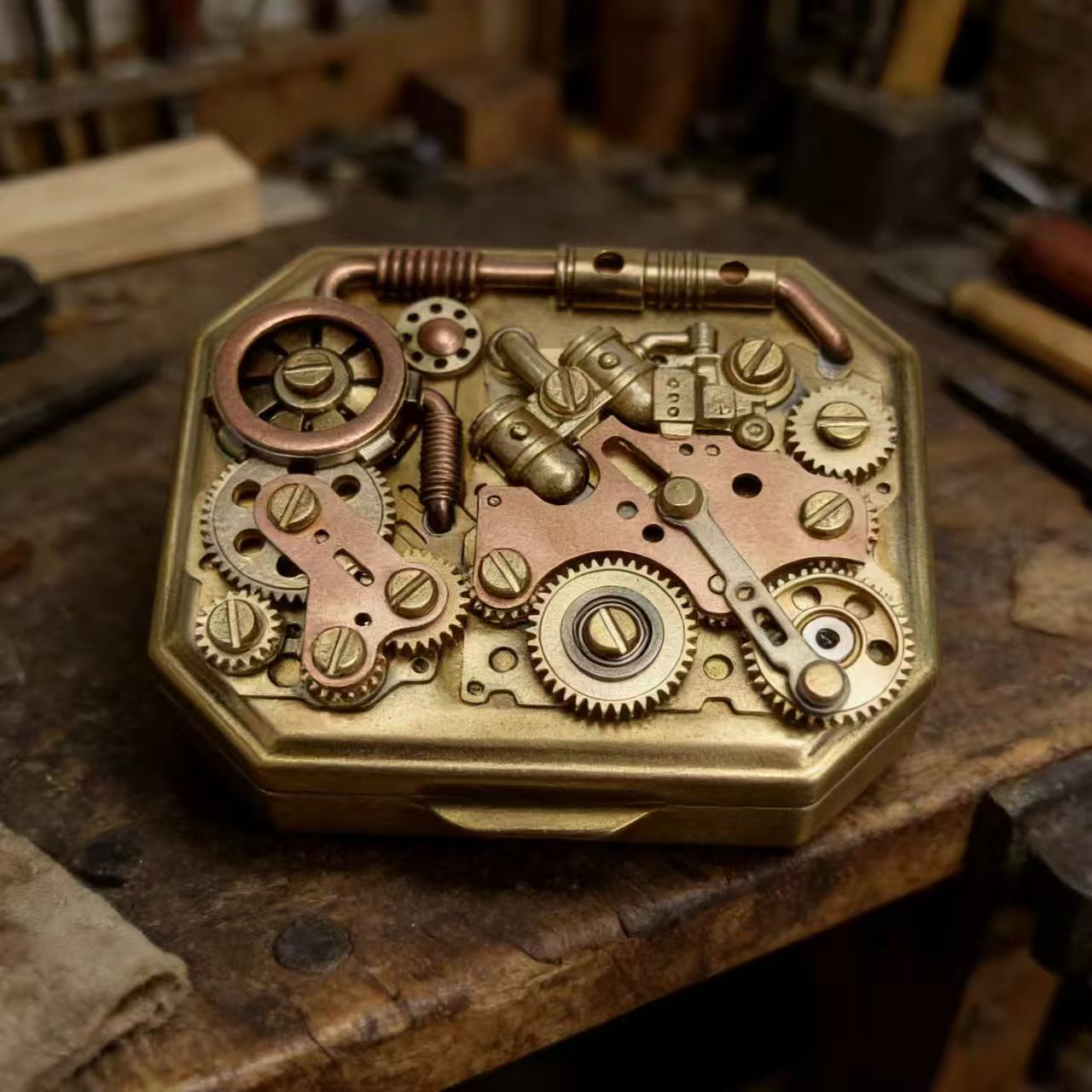 Pemantik Kerosin Tembaga Murni - Vintage Collectible Lighters ulasan dan harga