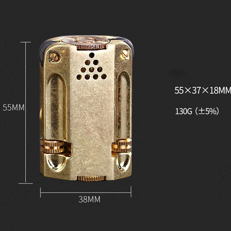 Vintage Zinc Alloy Dual Flint  - Vintage Collectible Lighters ulasan dan harga