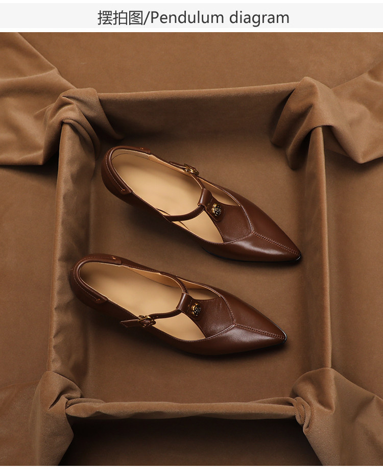 Sepatu Mary Jane Ujung Runcing - Vintage Collectible Shoes ulasan dan harga