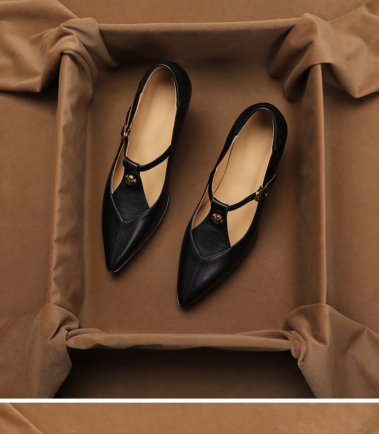 Sepatu Mary Jane Ujung Runcing - Vintage Collectible Shoes ulasan dan harga