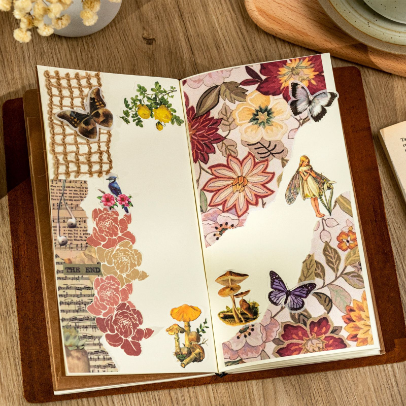 Kertas Kerajinan Pola Bunga Re - Vintage Collectible Magazines ulasan dan harga