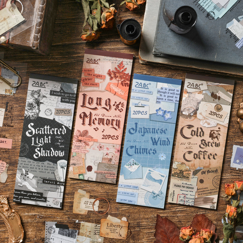 20pcs/lot Buku Stiker Vintage  - Vintage Collectible Books ulasan dan harga