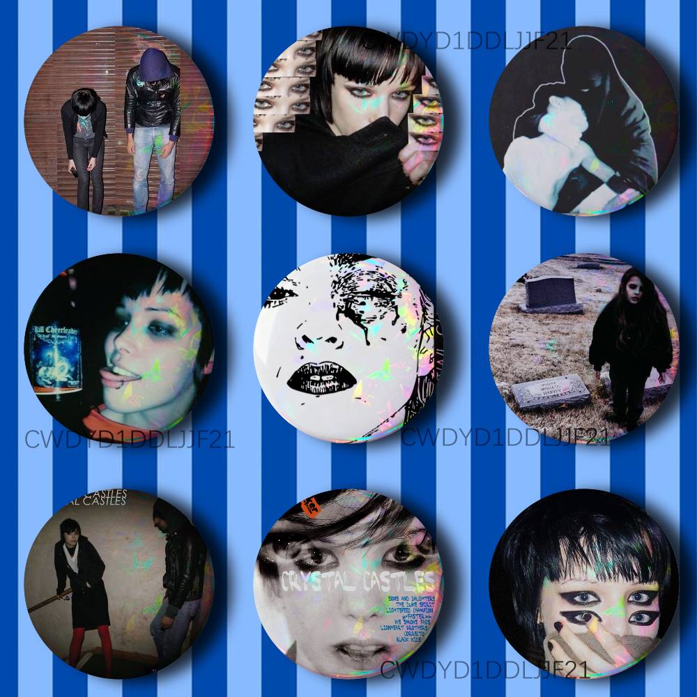 C-Crystal Castles Band Amnesti - Collectible Vintage Brooches ulasan dan harga