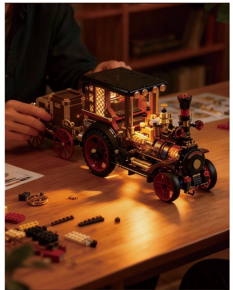 Kreatif 1331Pcs Blok Bangunan  - Vintage Collectible Cars ulasan dan harga