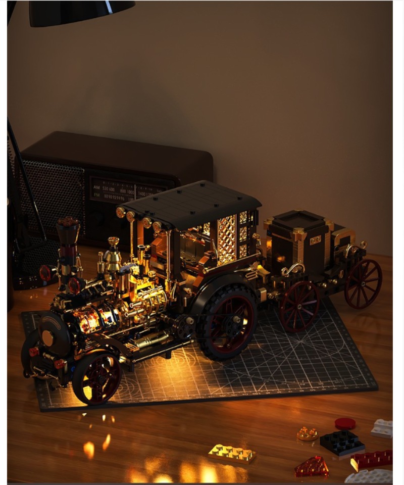 Kreatif 1331Pcs Blok Bangunan  - Vintage Collectible Cars ulasan dan harga