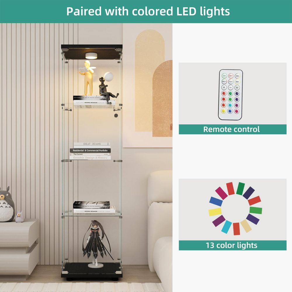 Lemari Kaca Berlampu LED denga - Collectible & Vintage Dolls For Christmas ulasan dan harga