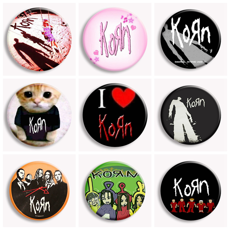 Hip Hop Korn musik Band klasik - Collectible Vintage Brooches ulasan dan harga