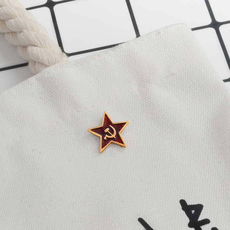 USSR lencana bintang merah pin - Collectible Vintage Brooches ulasan dan harga