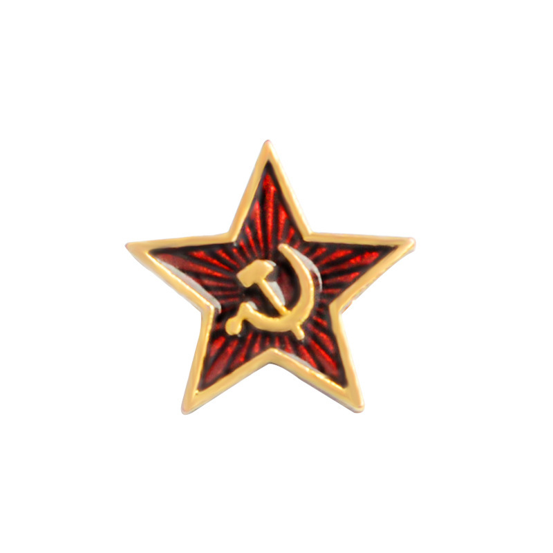 USSR lencana bintang merah pin - Collectible Vintage Brooches ulasan dan harga