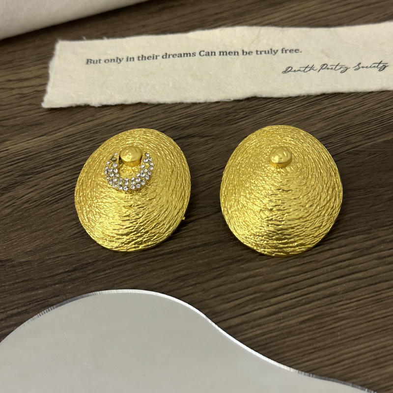 Anting Menjuntai Bulat Besar B - Vintage Collectible Show ulasan dan harga
