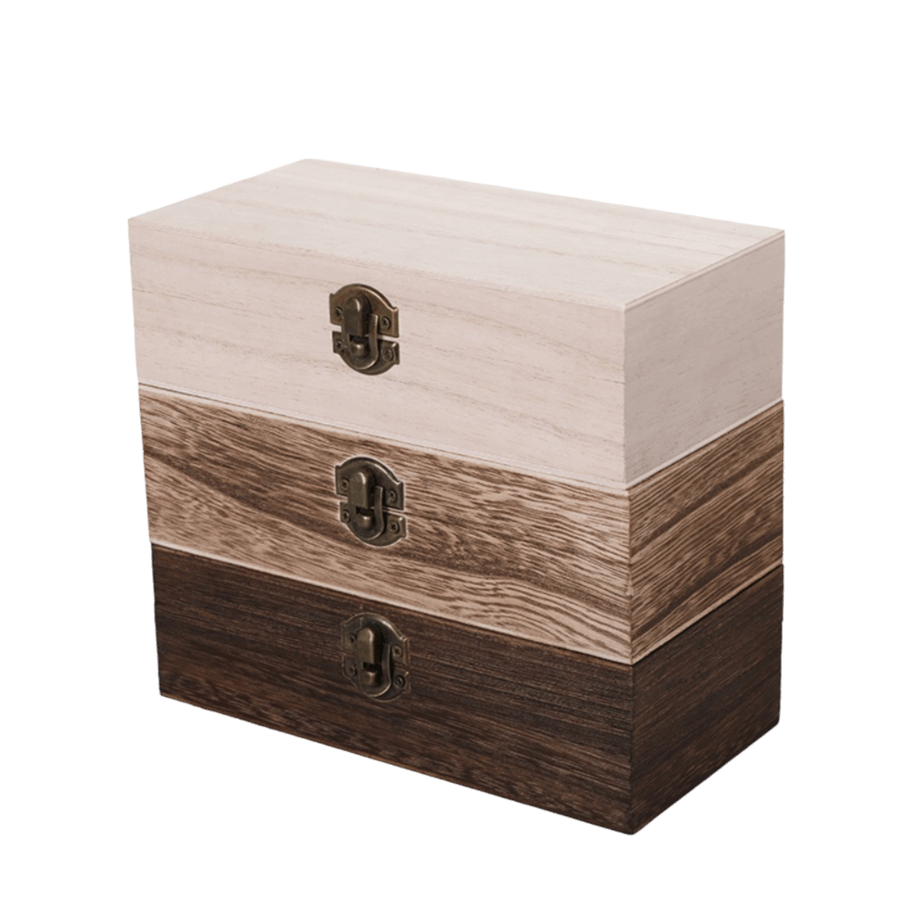 Kotak Kemasan Hadiah Kayu Serb - Vintage Collectible Show ulasan dan harga