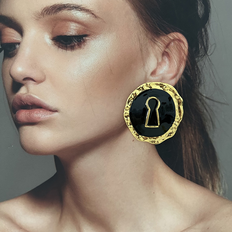 Anting-Anting Kancing Bulat Ca - Vintage Collectible Show ulasan dan harga