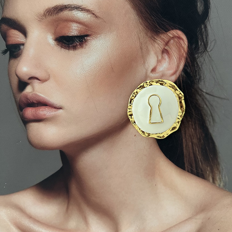 Anting-Anting Kancing Bulat Ca - Vintage Collectible Show ulasan dan harga